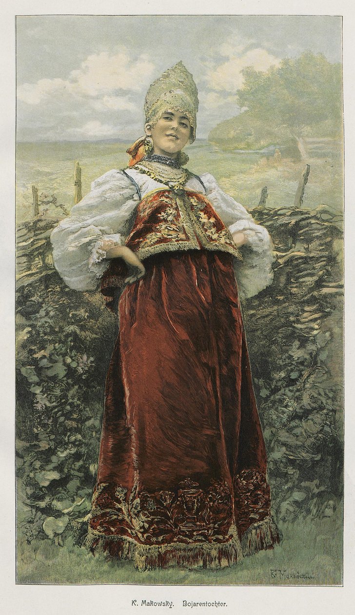 Boyar dochter door Konstantin Makovsky