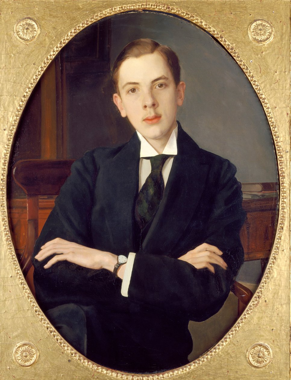 Evgenii Sergheevich Mikhailov, de Neef van de Kunstenaar door Konstantin Somov
