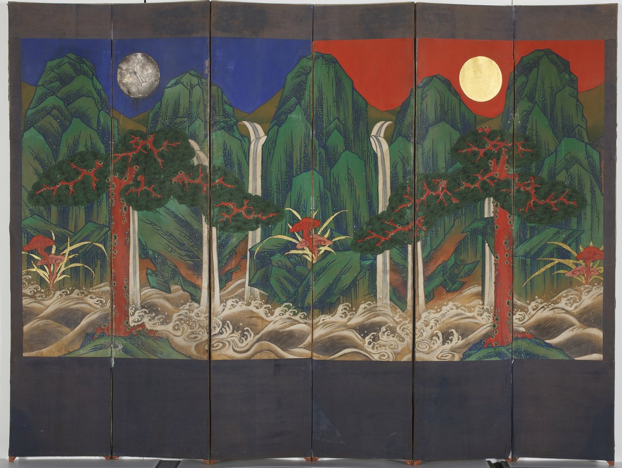 Landschap door Korean School