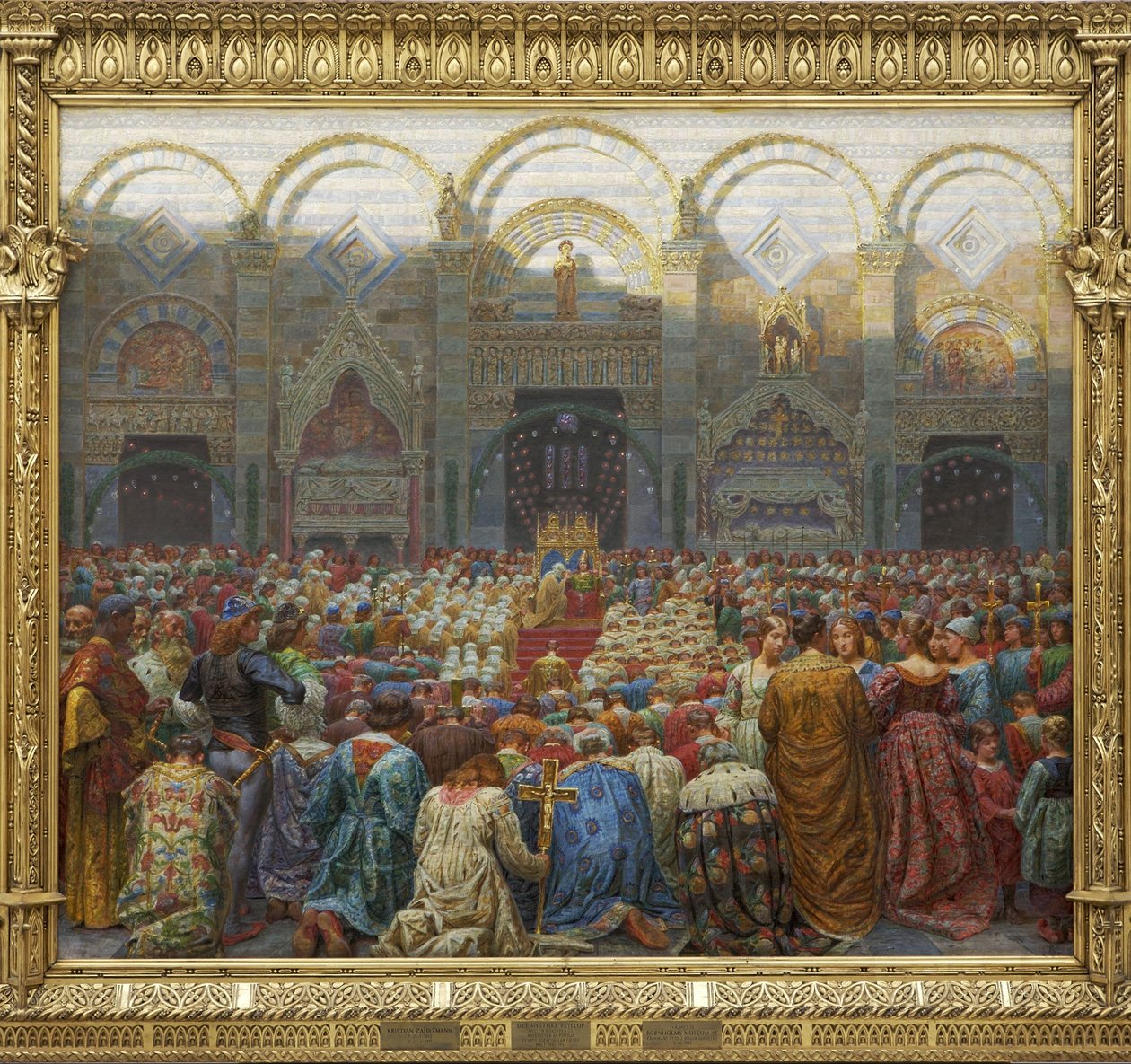 De mysterieuze bruiloft in Pistoia door Kristian Zahrtmann