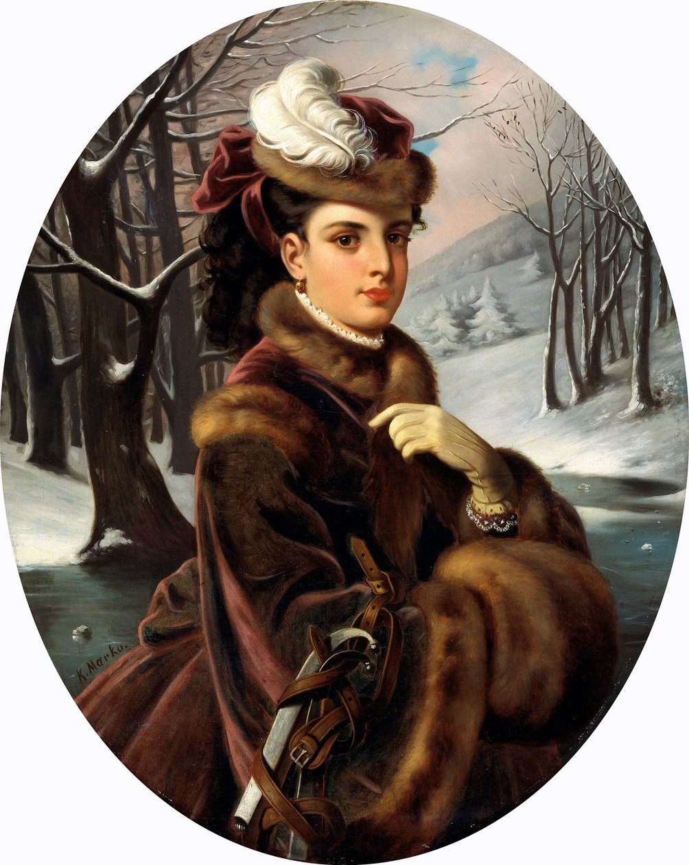 Adelina Patti, 1843-1919, 1873-75 door Károly Markó the Younger