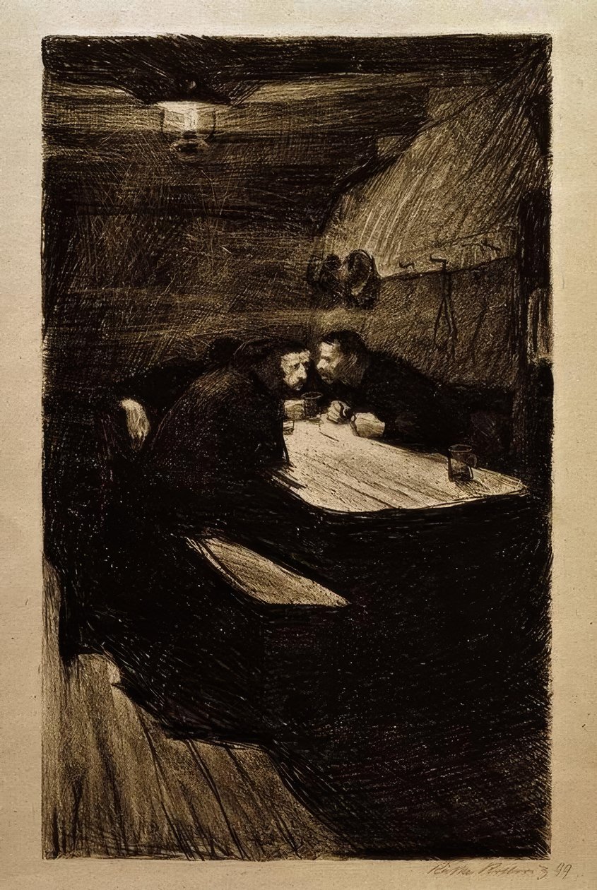 Overleg door Käthe Kollwitz