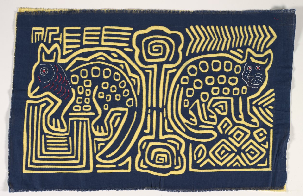 Shirt Paneel (mola), c.1950 door Kuna Indian Culture