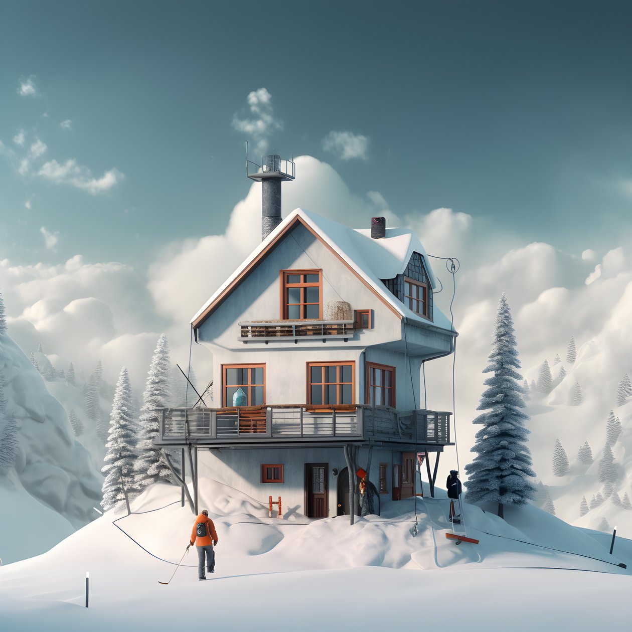 Een Huis met een Skimuts 2 door Kurt Heppke