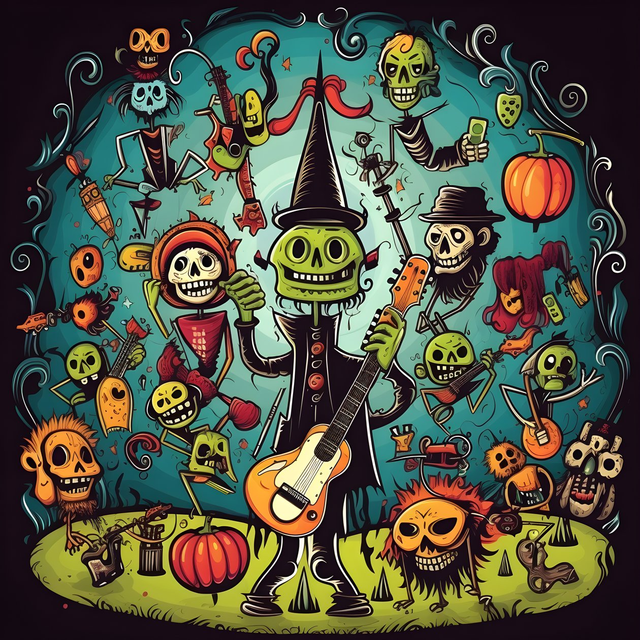 Monsters spelen instrumenten 3 door Kurt Heppke