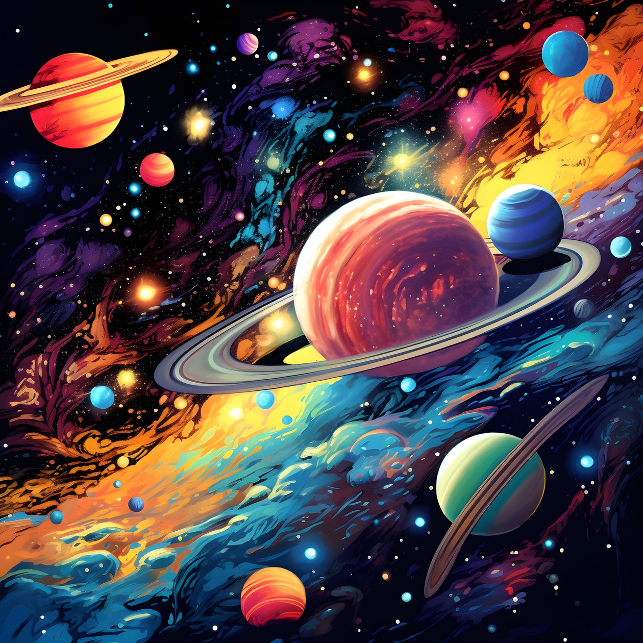 Planetarium in de ruimte 3 door Kurt Heppke