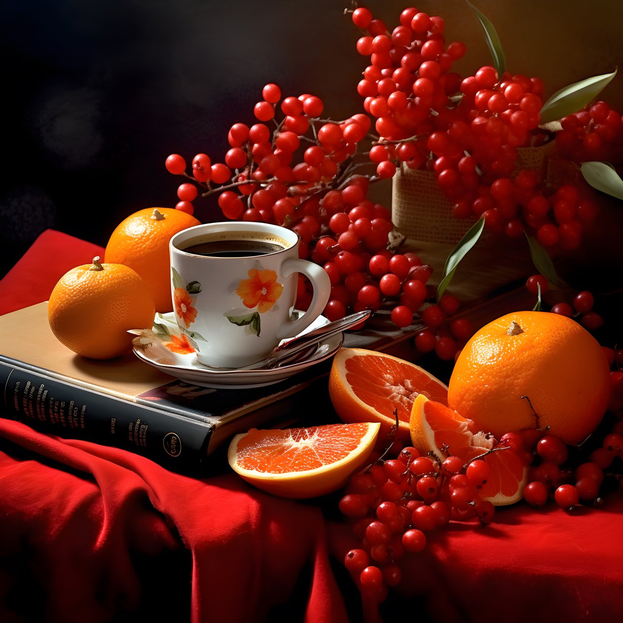 citrusvruchten rood boek koffie 4 door Kurt Heppke