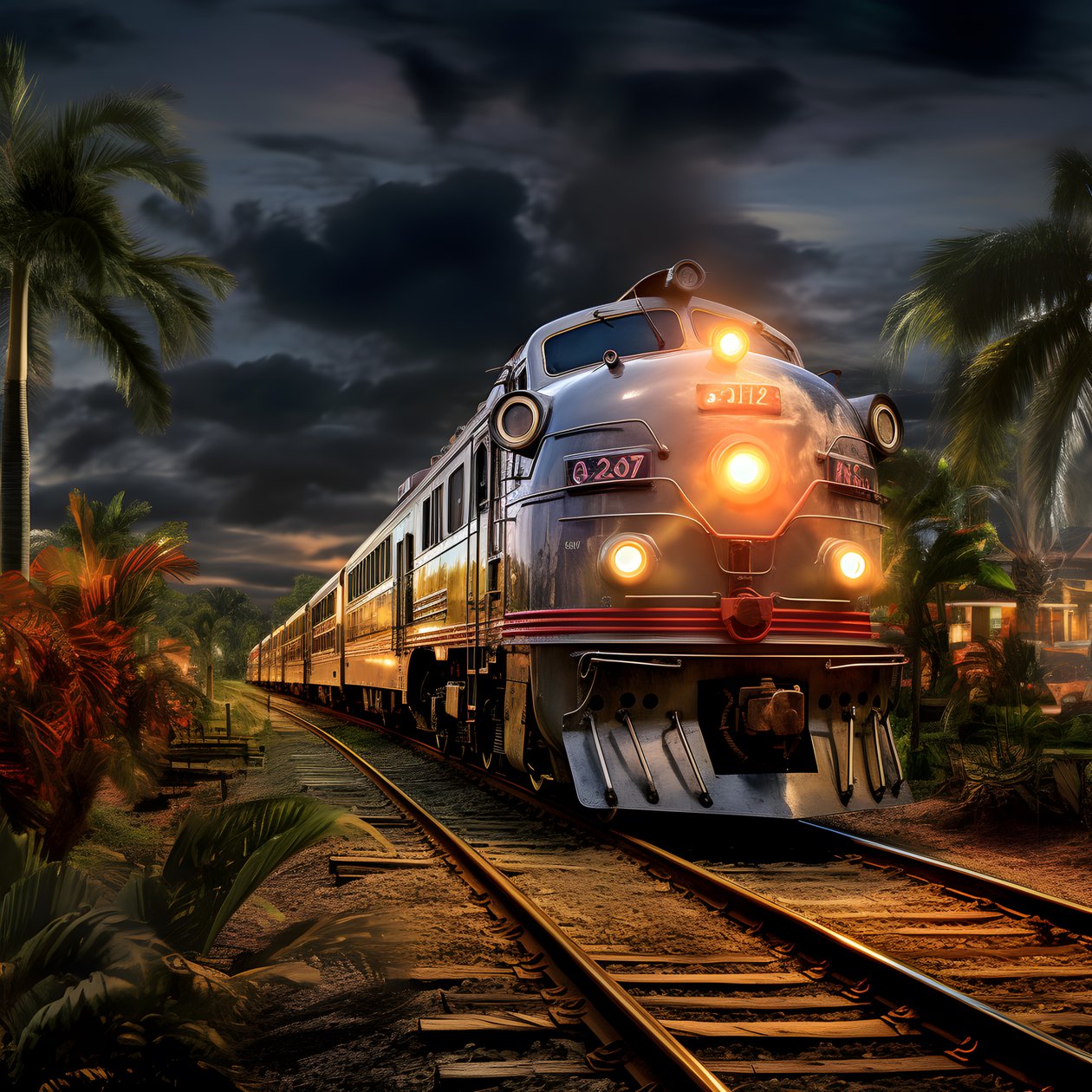 Trein 3 door Kurt Heppke