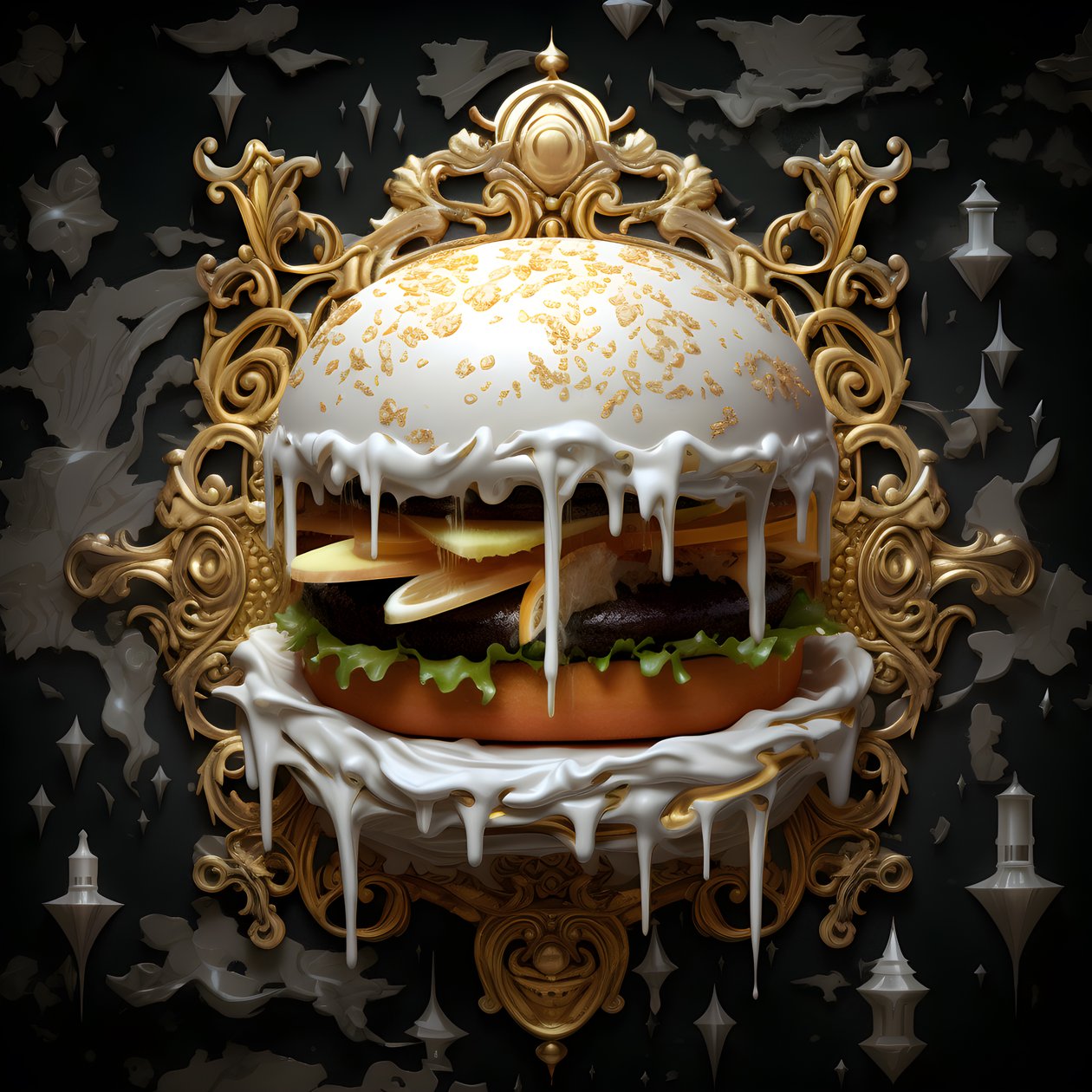 een witte marmeren burger 4 door Kurt Heppke