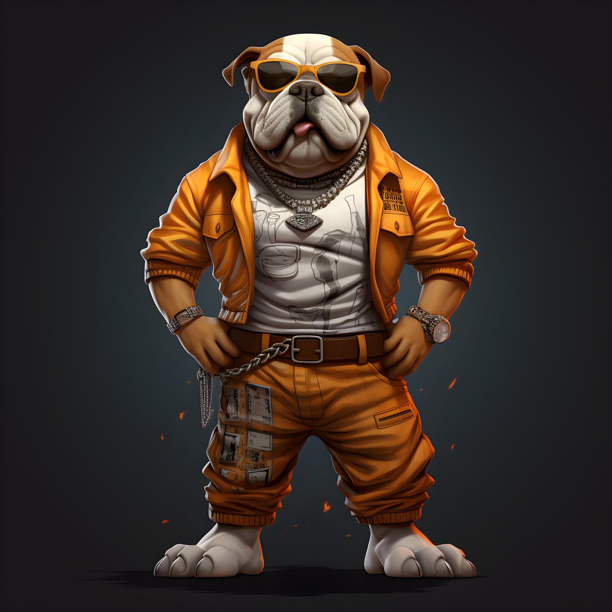 Engelse Bulldog 1 door Kurt Heppke