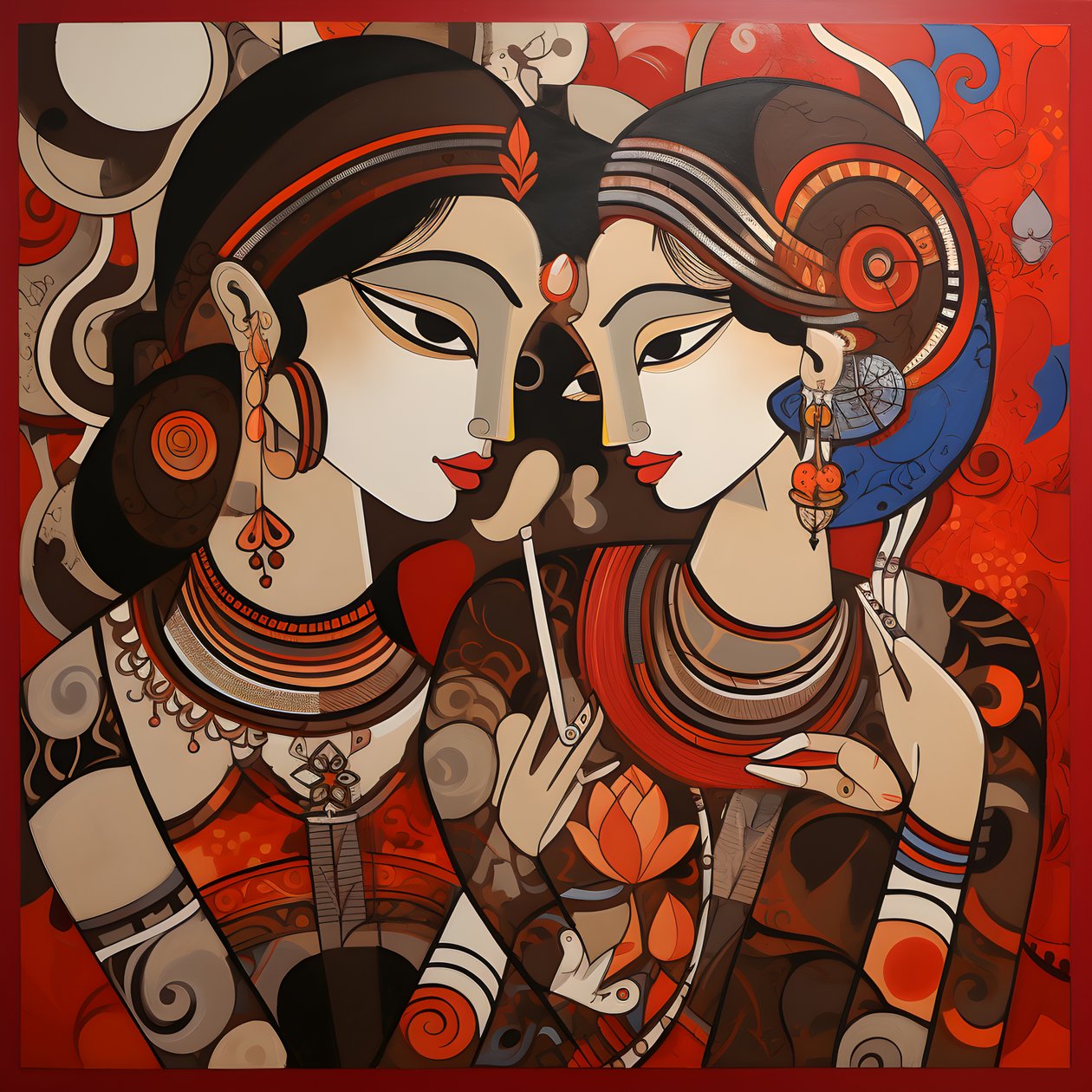 Krishna & Rupa 1 door Kurt Heppke