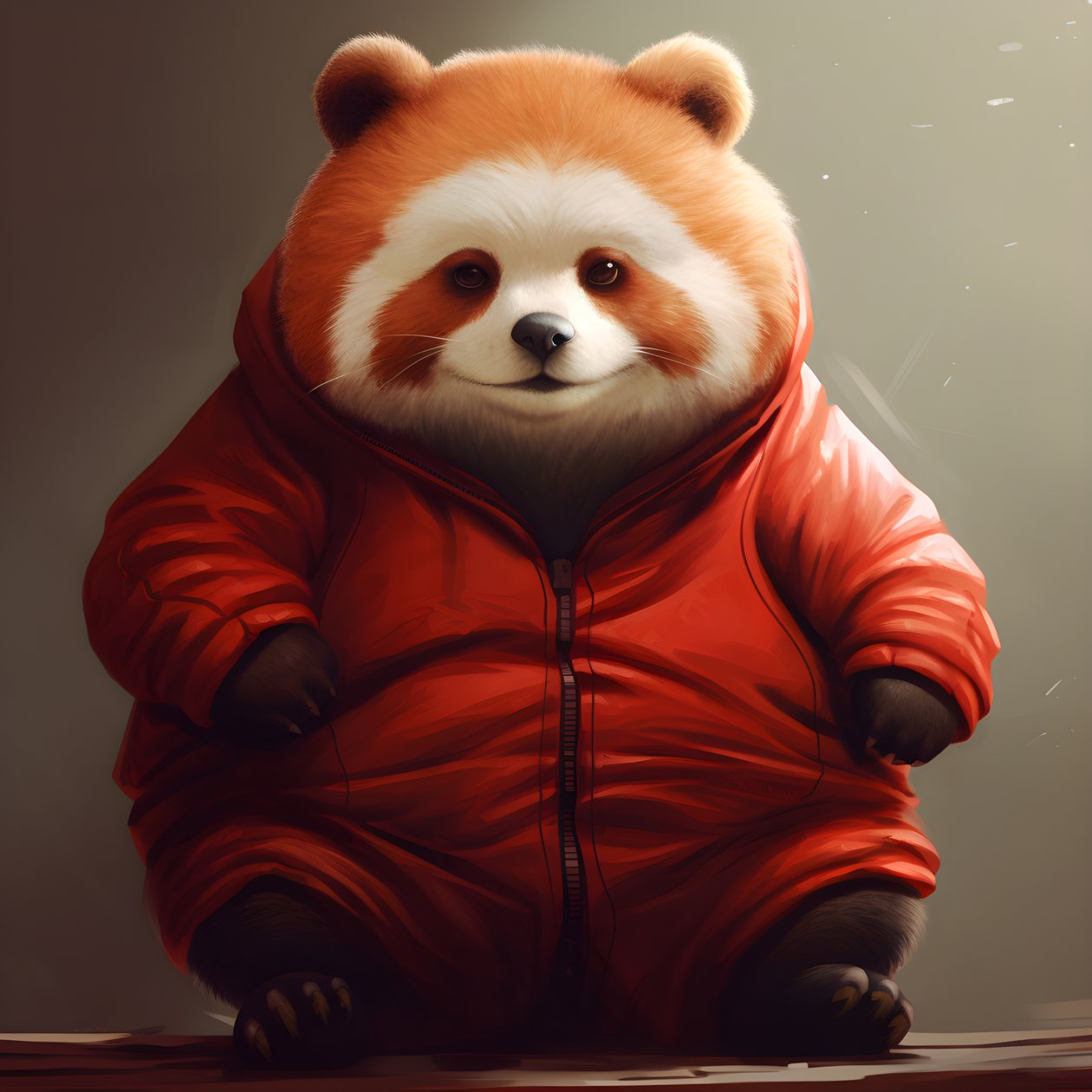 Rode panda en obese mensenkind 3 door Kurt Heppke