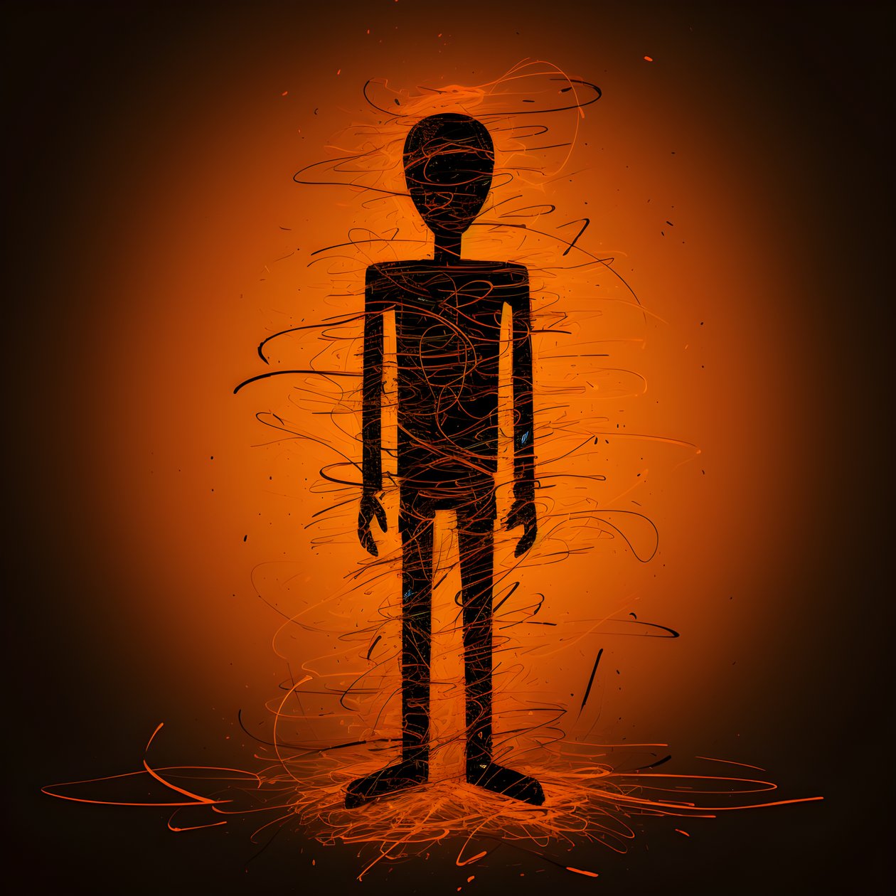 Stickman 1 door Kurt Heppke