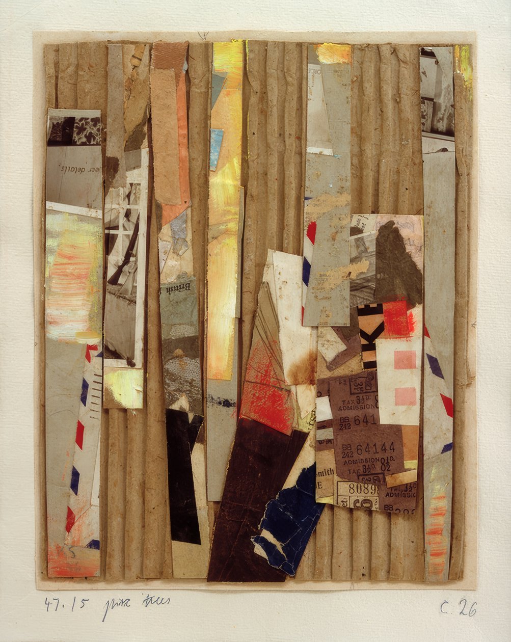 47. 15 pijnbomen c 26 door Kurt Schwitters