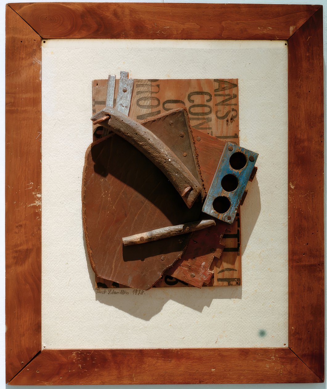 Assemblage door Kurt Schwitters