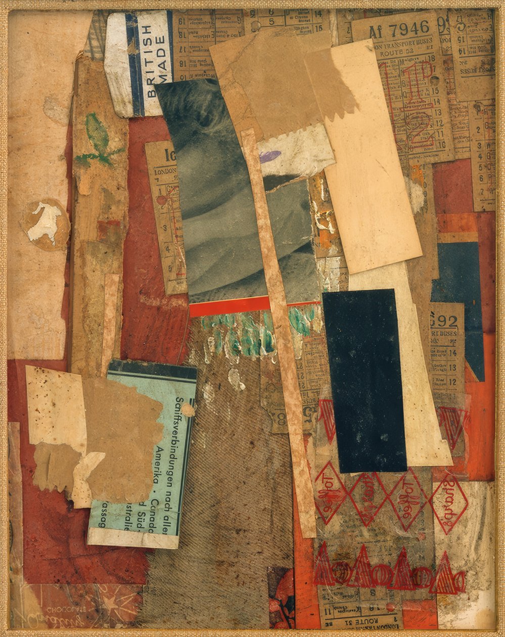 Brits gemaakt door Kurt Schwitters