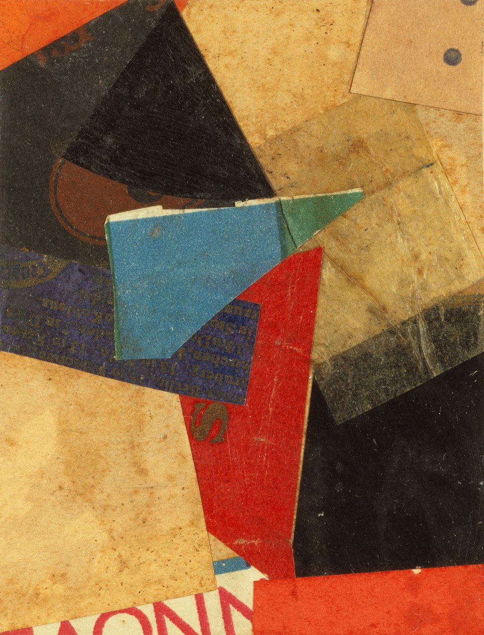 Compositie door Kurt Schwitters