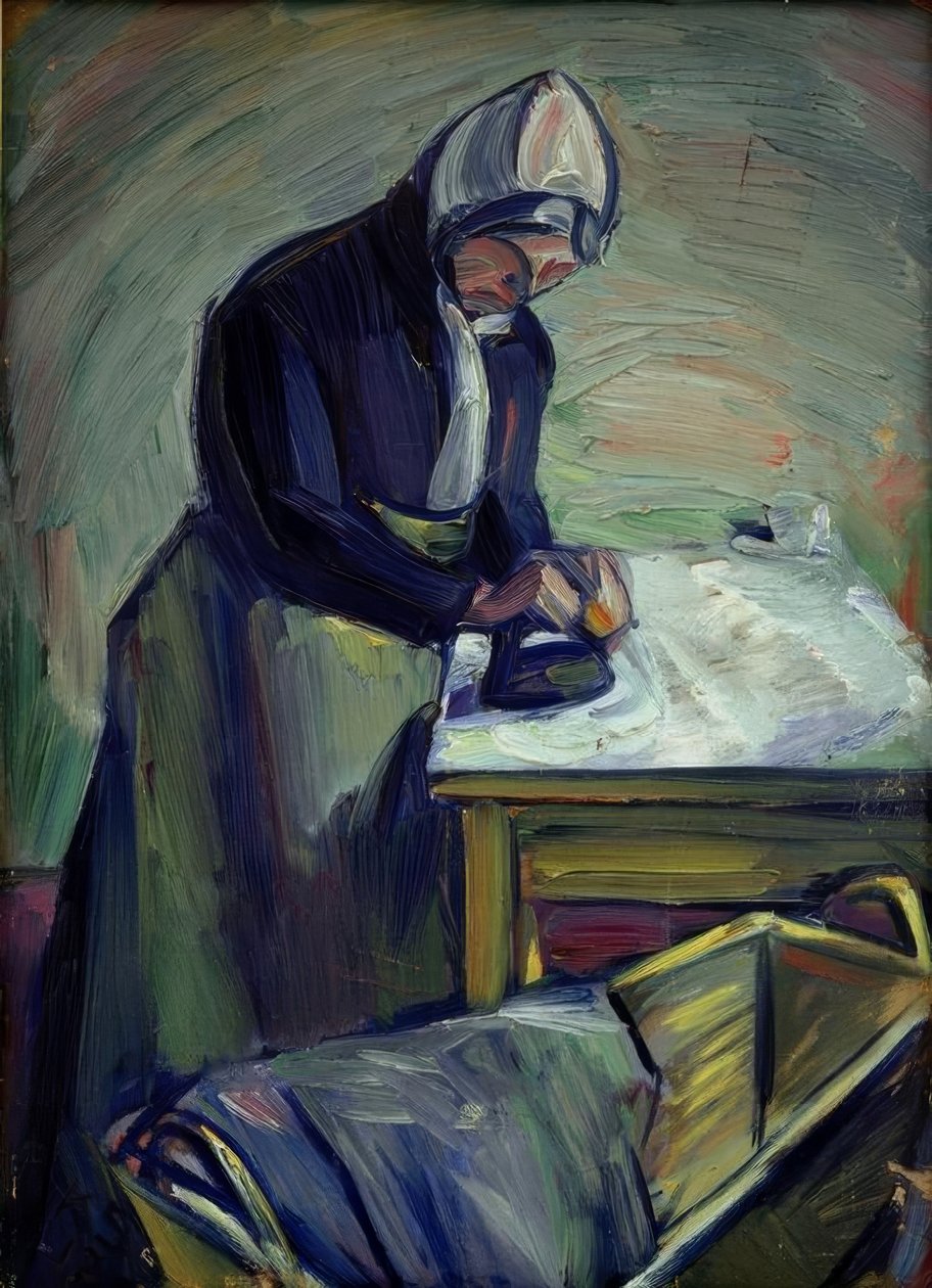 De strijkster door Kurt Schwitters