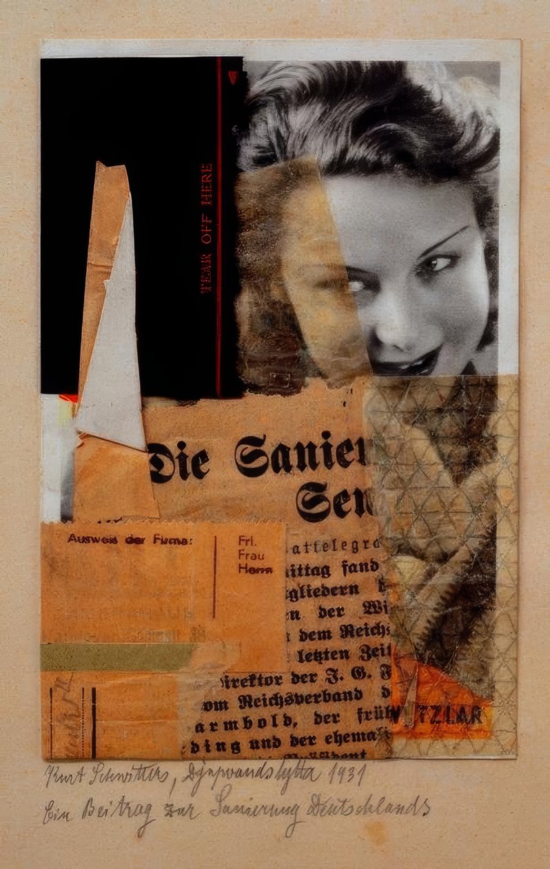 Een bijdrage aan de sanering van Duitsland door Kurt Schwitters