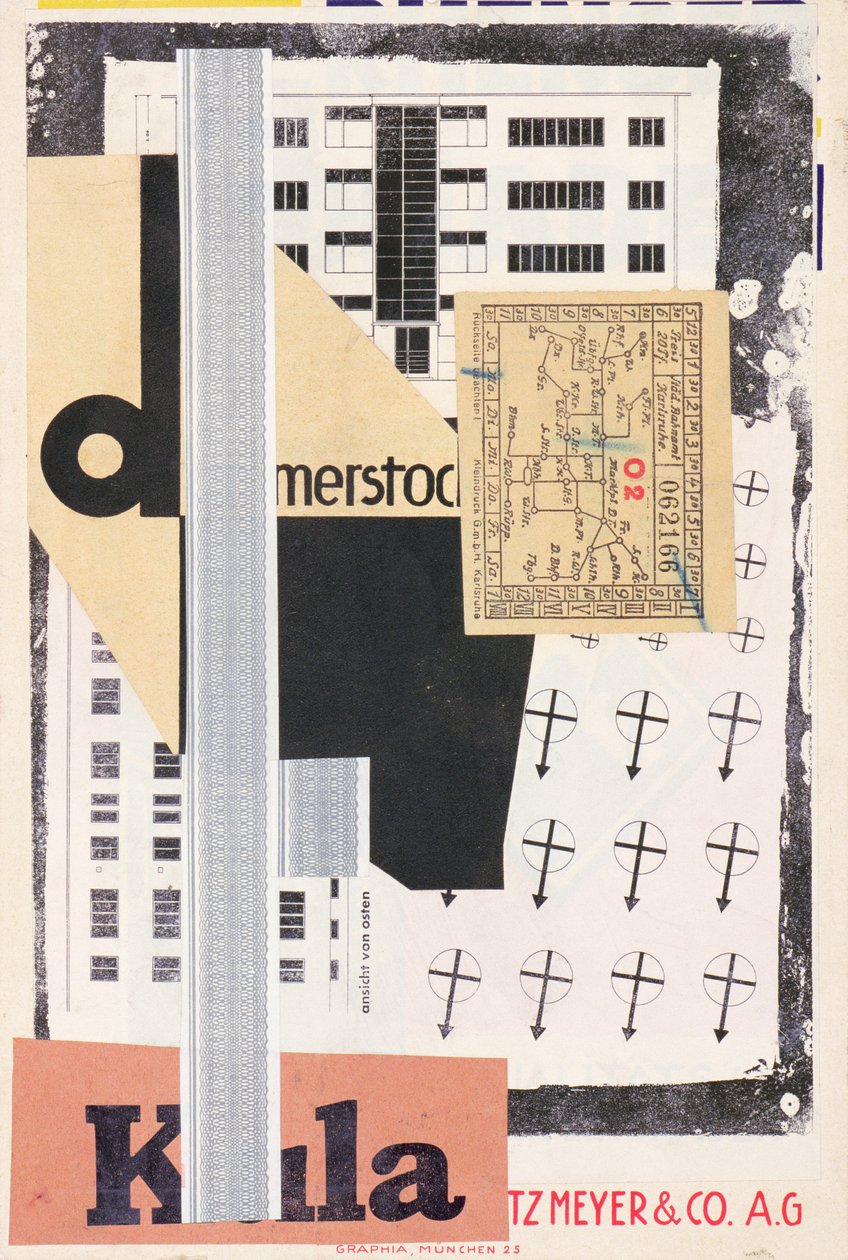 Karlsruhe door Kurt Schwitters