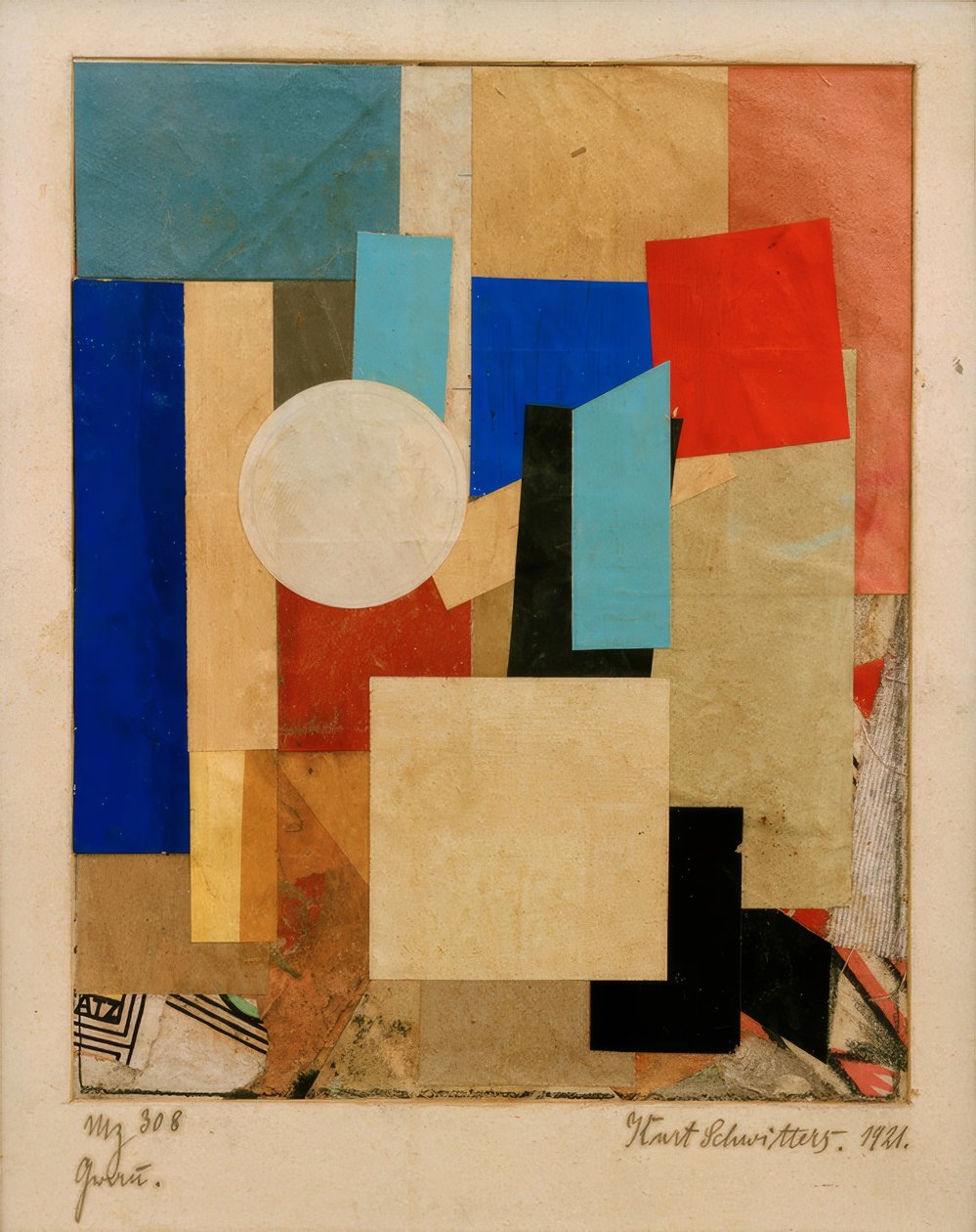 MZ 308 grijs door Kurt Schwitters