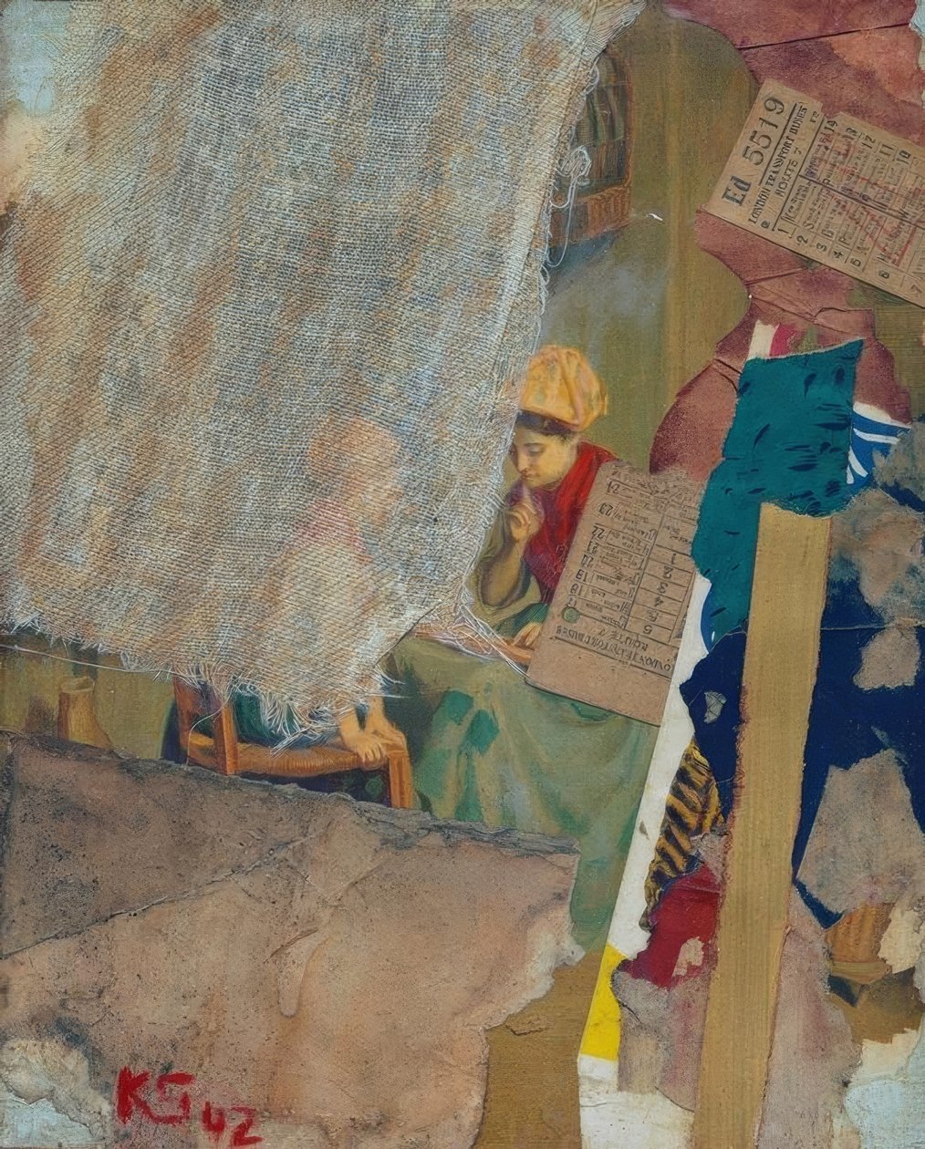 Merz 42 – als een oude meester door Kurt Schwitters