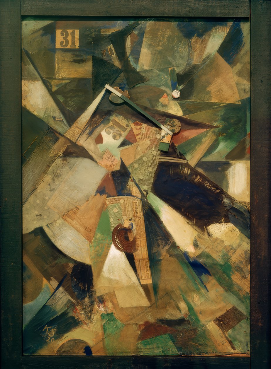 Merzbeeld Eenendertig door Kurt Schwitters