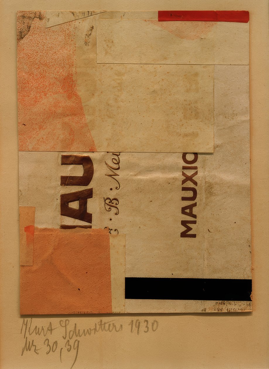 Mz30,39 door Kurt Schwitters