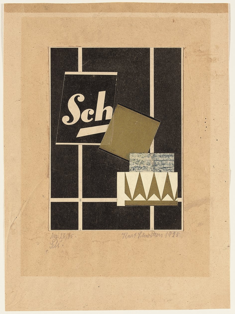 Mz 26.45 Sch. door Kurt Schwitters