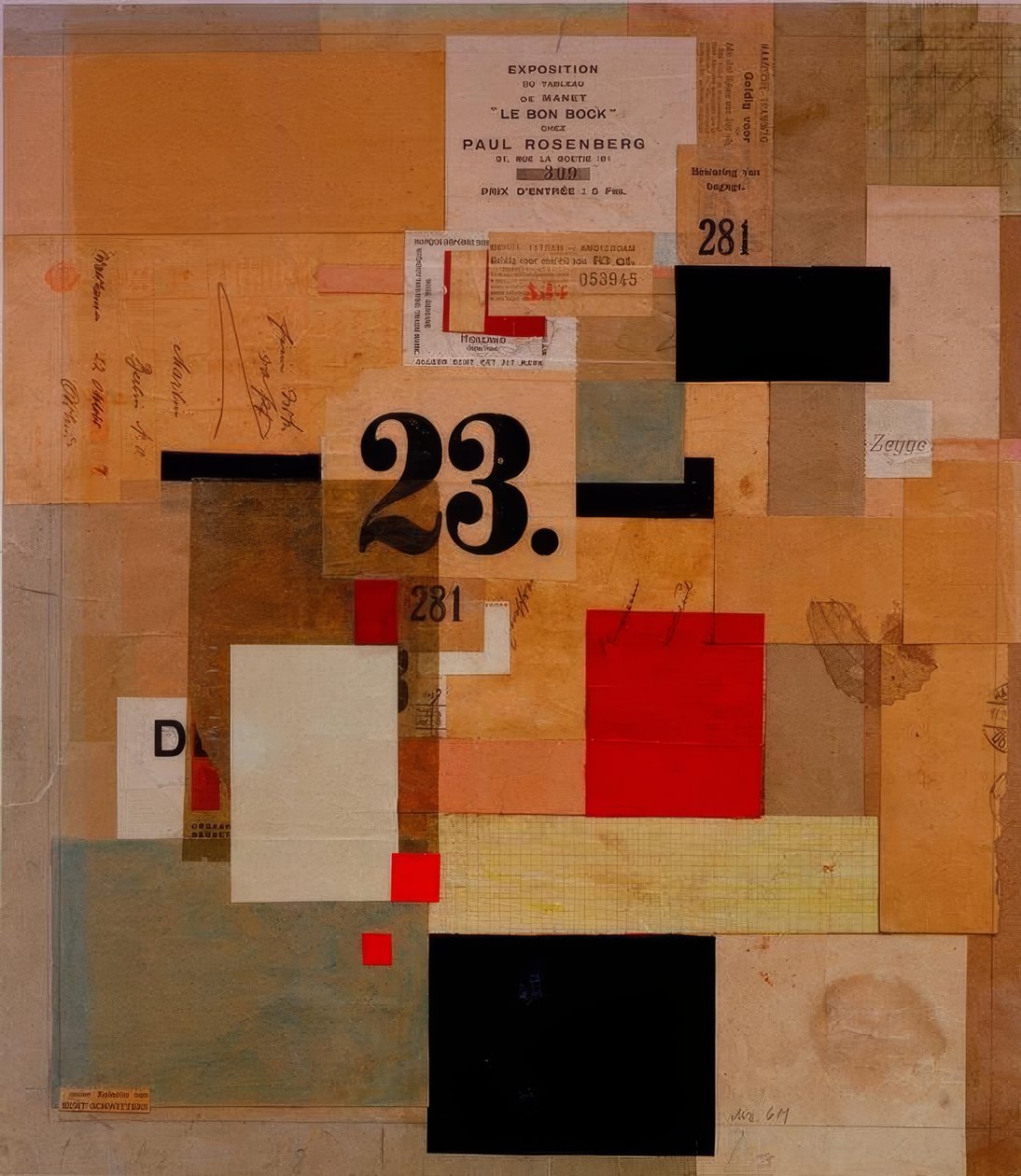 Mz 601 door Kurt Schwitters