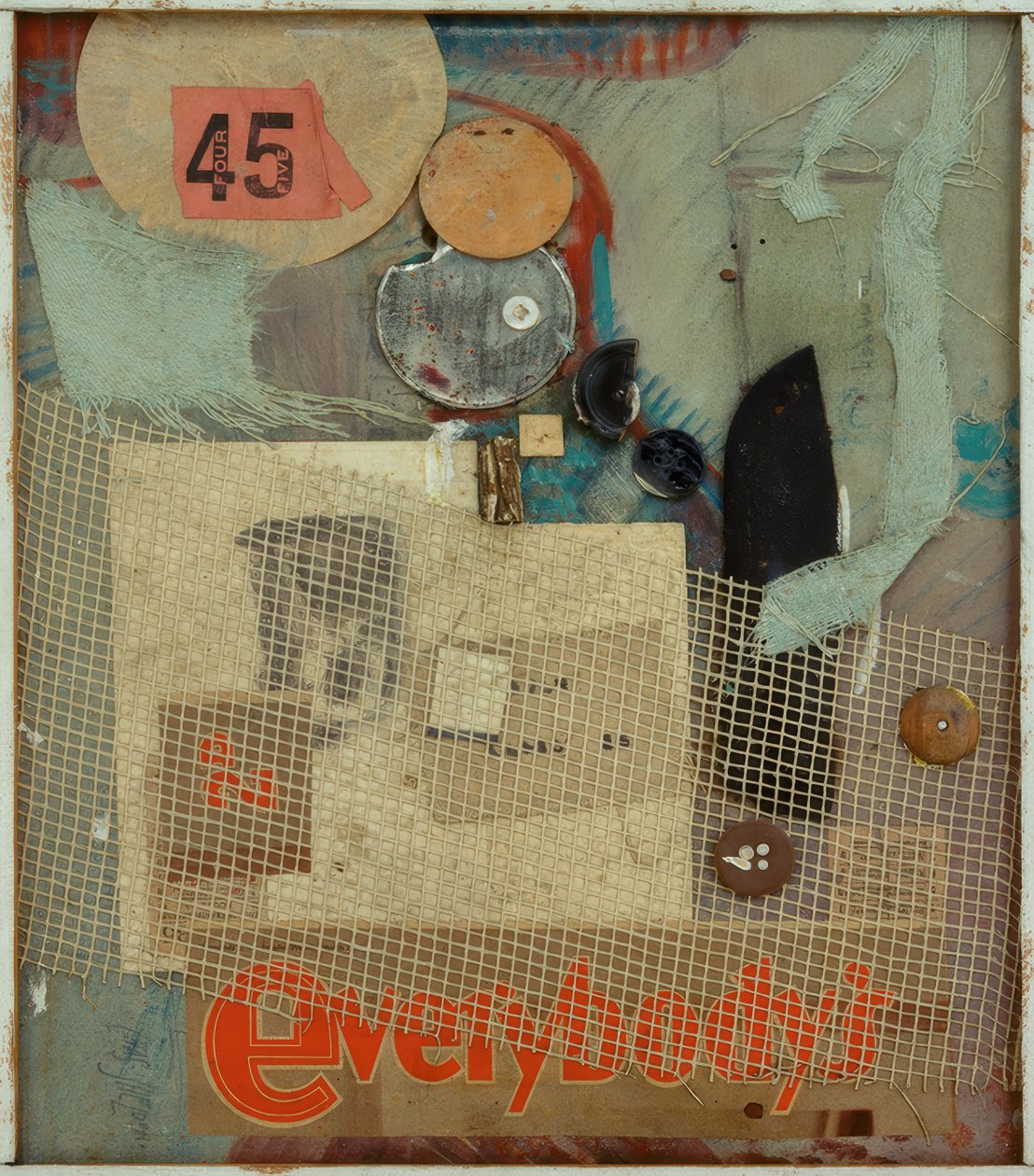 Zonder titel (Iedereen) door Kurt Schwitters