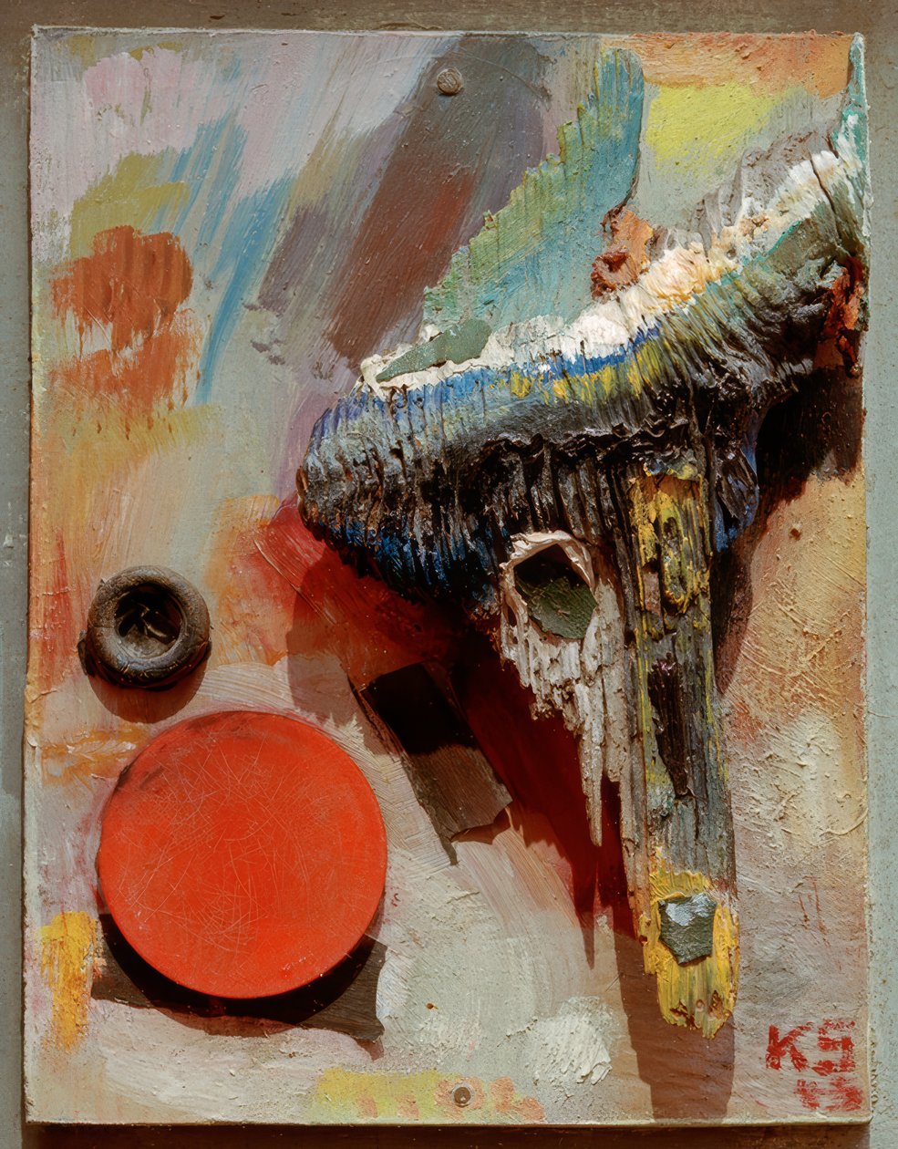 Zonder Titel (Vlucht) door Kurt Schwitters