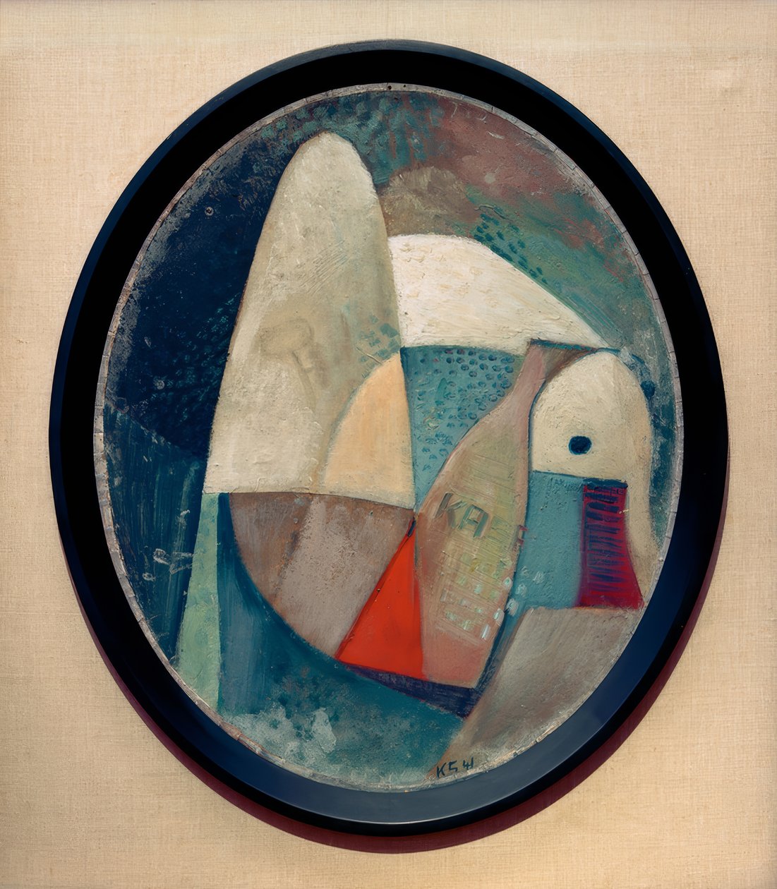 Zonder Titel (KASF) door Kurt Schwitters