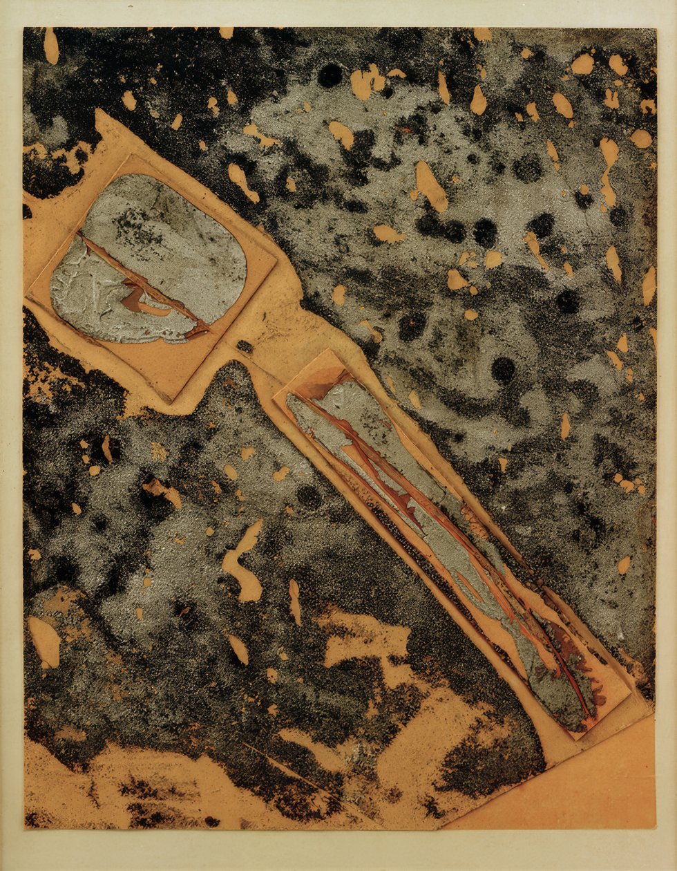 Zonder Titel (Zilverkleurig) door Kurt Schwitters
