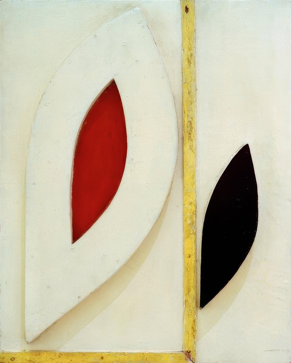 Zonder titel (Witte constructie) door Kurt Schwitters