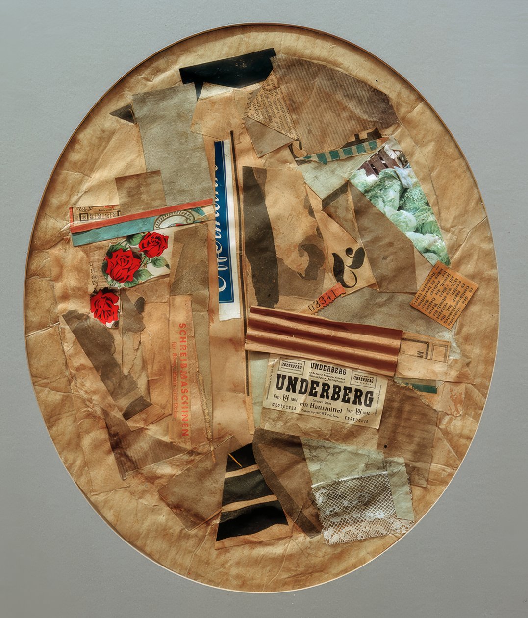 Ovaal (Underberg) door Kurt Schwitters
