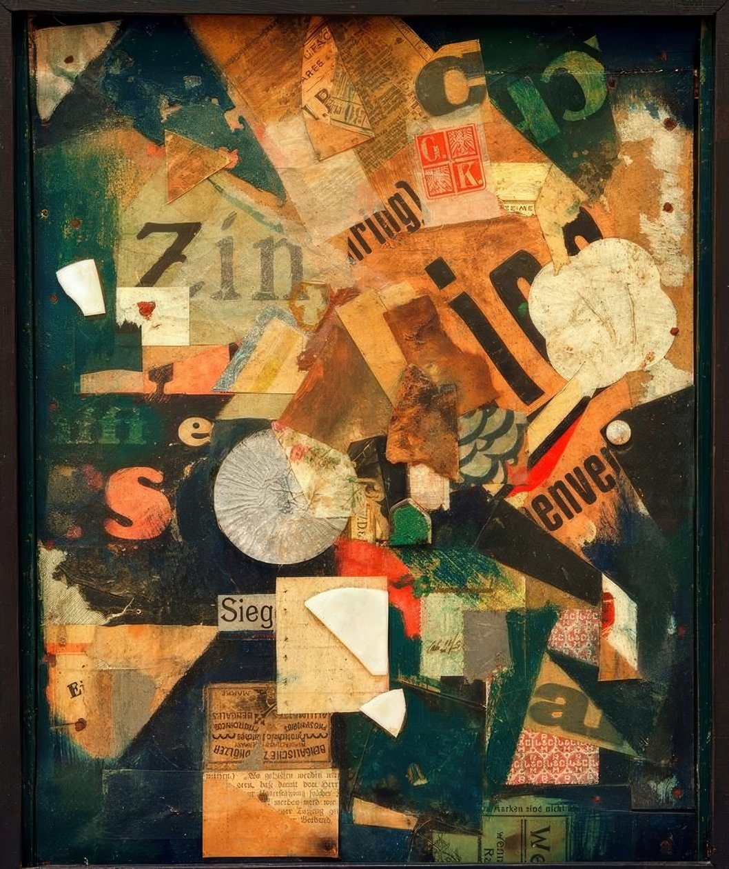Overwinningsbeeld door Kurt Schwitters