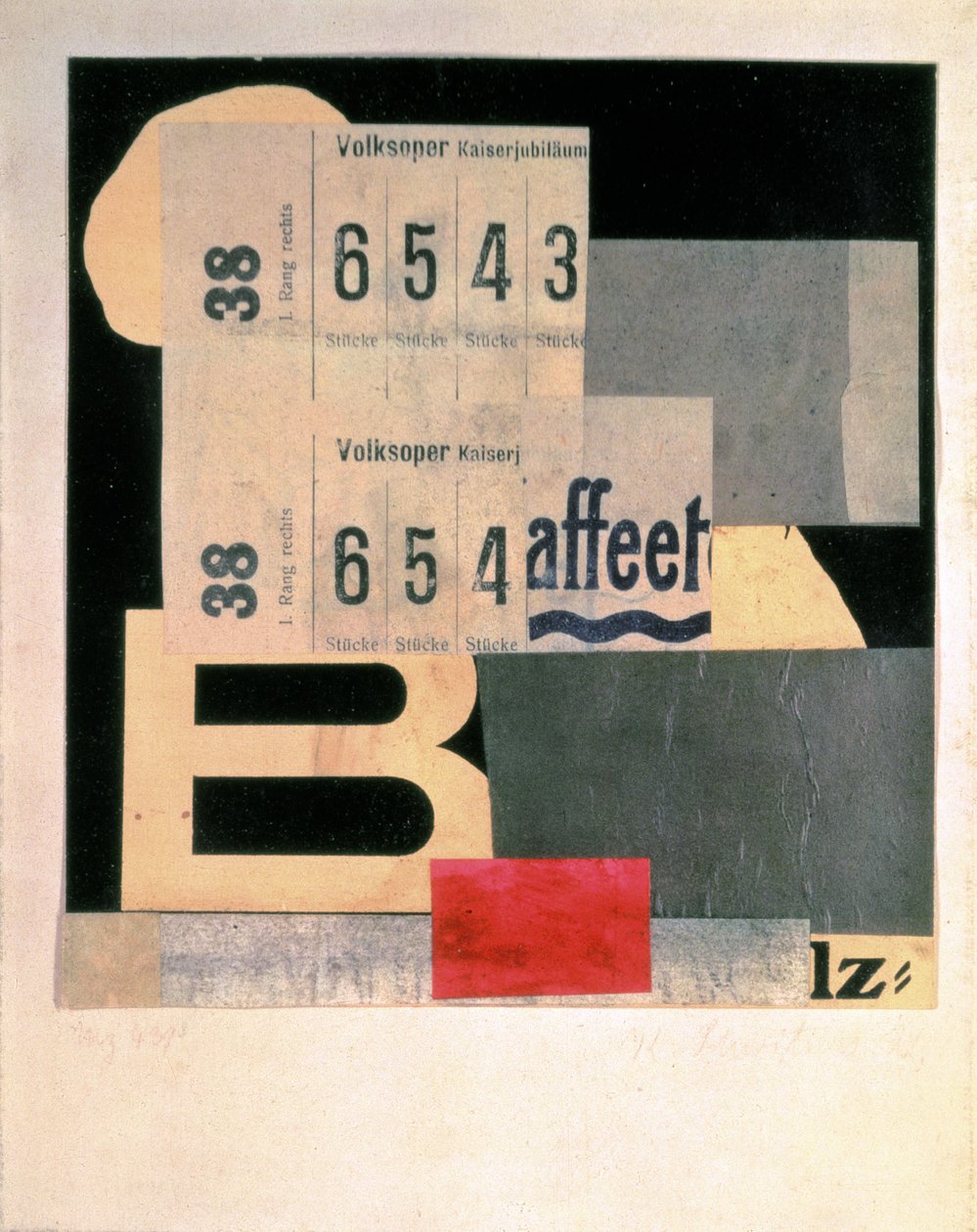 Onbekend beeld door Kurt Schwitters