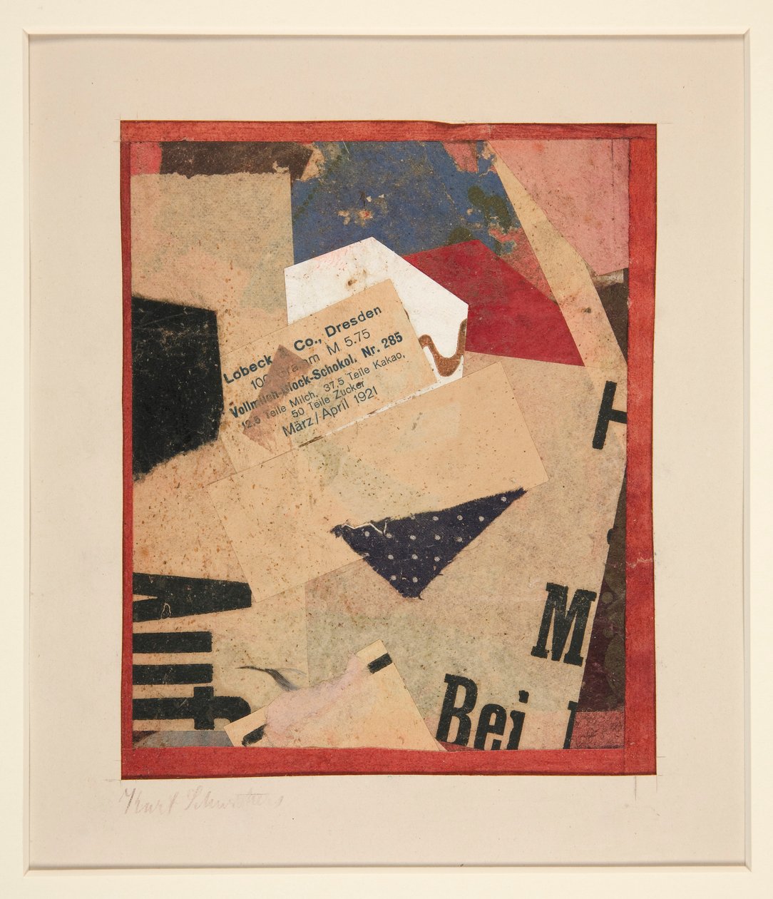 Zonder titel [Lobeck & Co., Dresden] door Kurt Schwitters