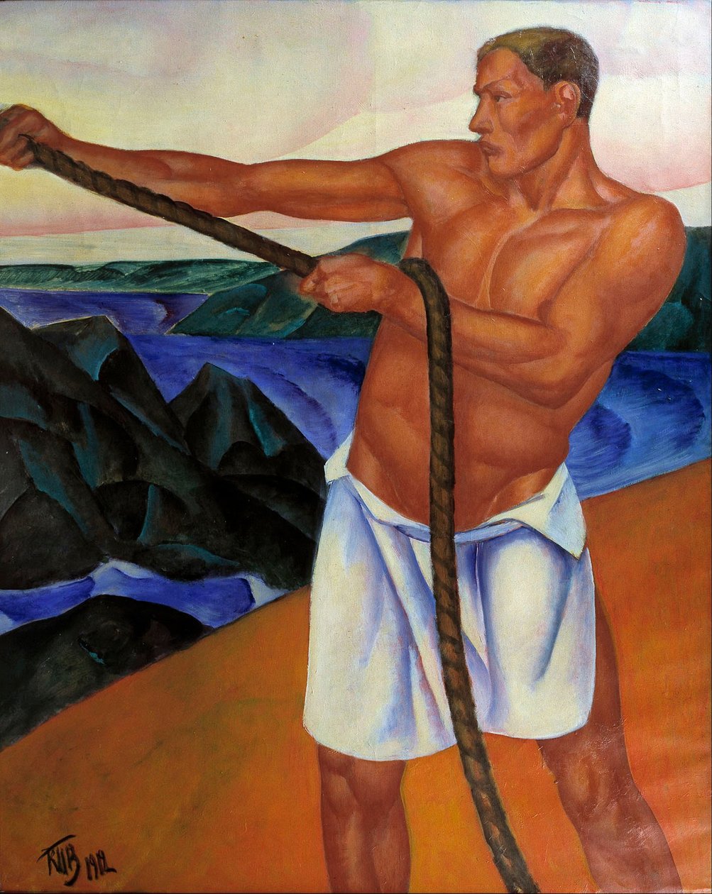 De Arbeider door Kuzma Petrov Vodkin