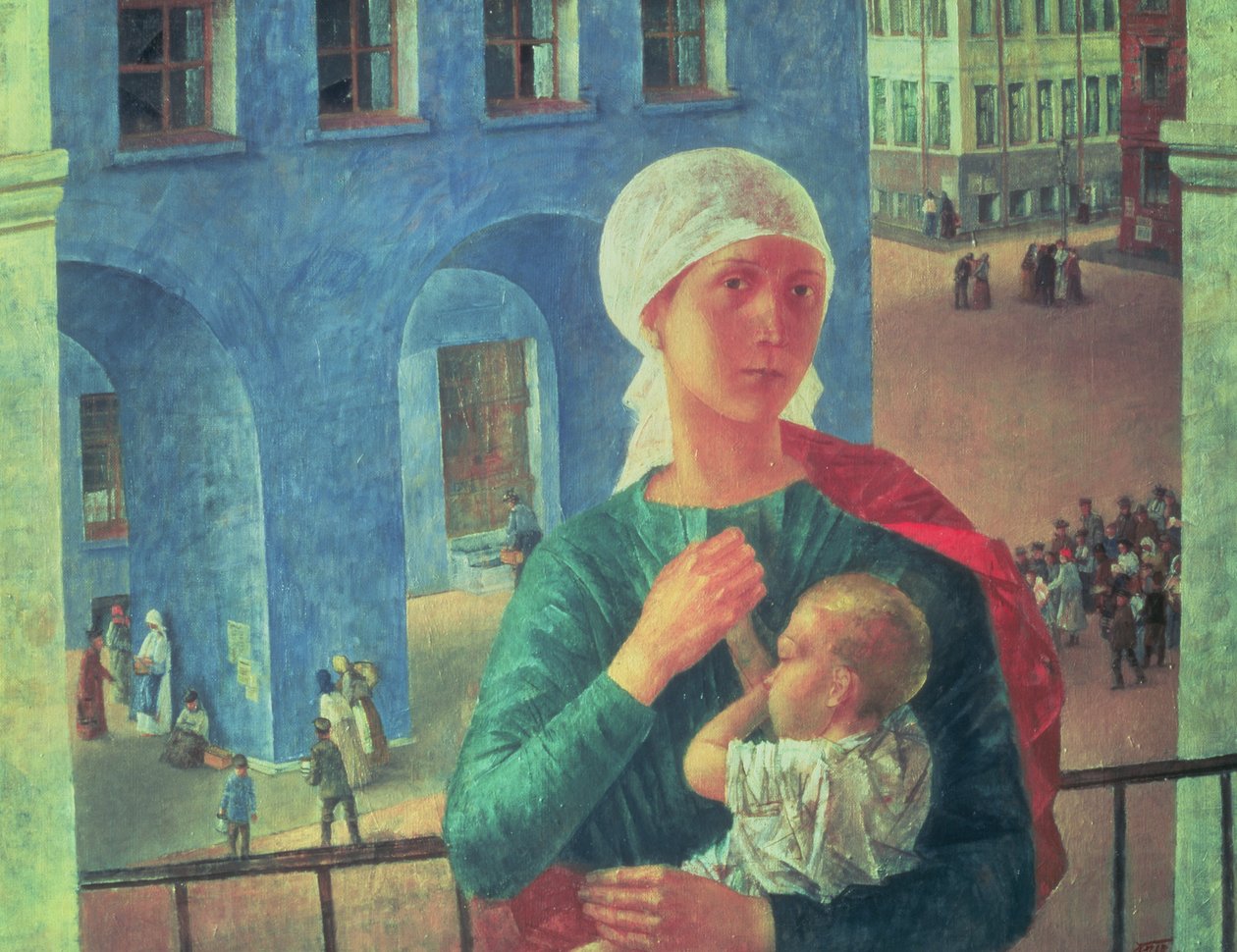 1918 in Petrograd, 1920 door Kuzma Sergeevich Petrov Vodkin