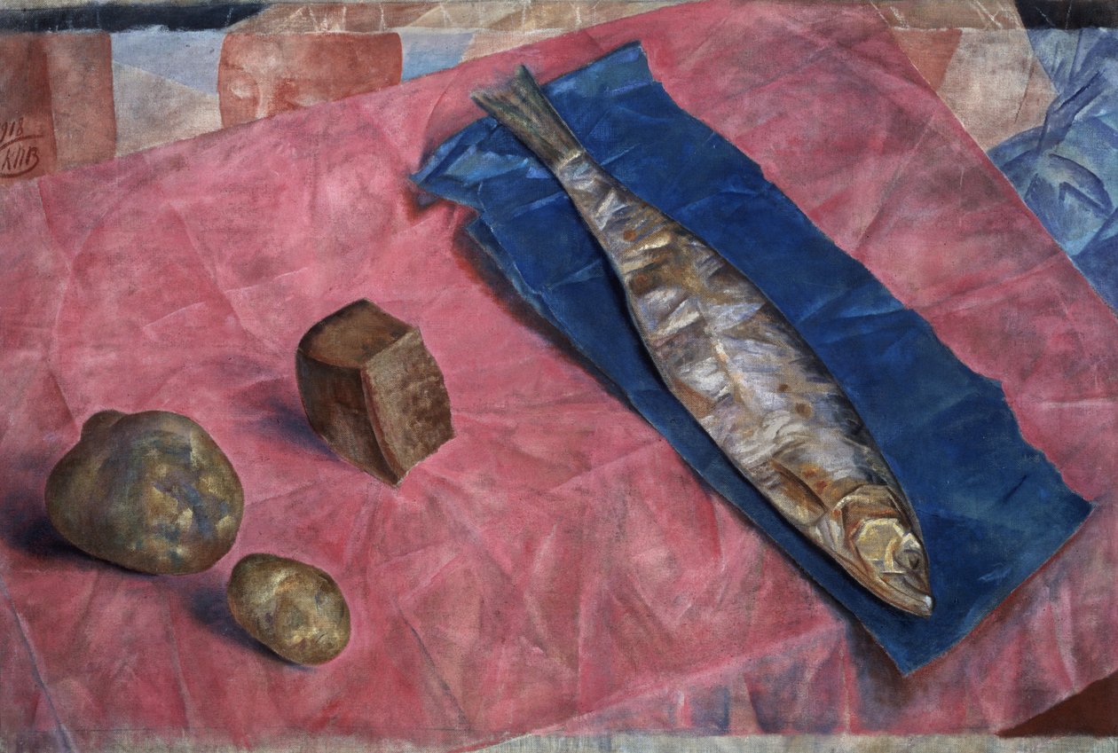 Haring, 1918 door Kuzma Sergeevich Petrov Vodkin