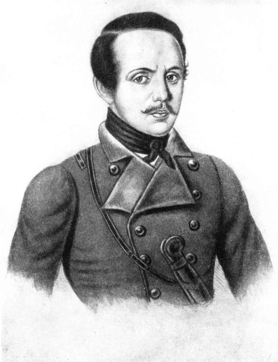 Mikhail Yuryevich Lermontov (1814-41) door Kyrill Antonovitch Gorbunov
