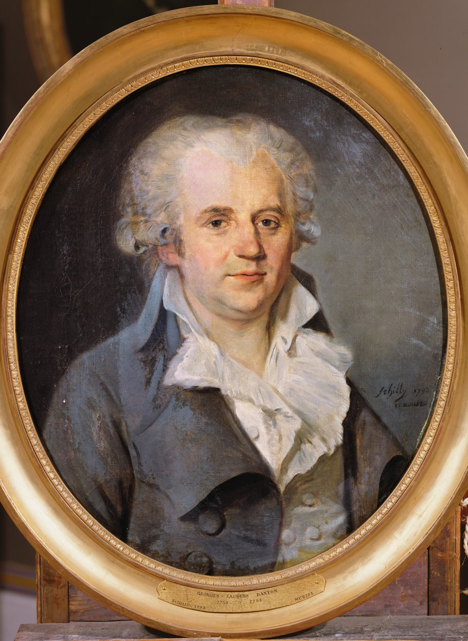 Georges-Jacques Danton, 1793 door L. L. Schilly