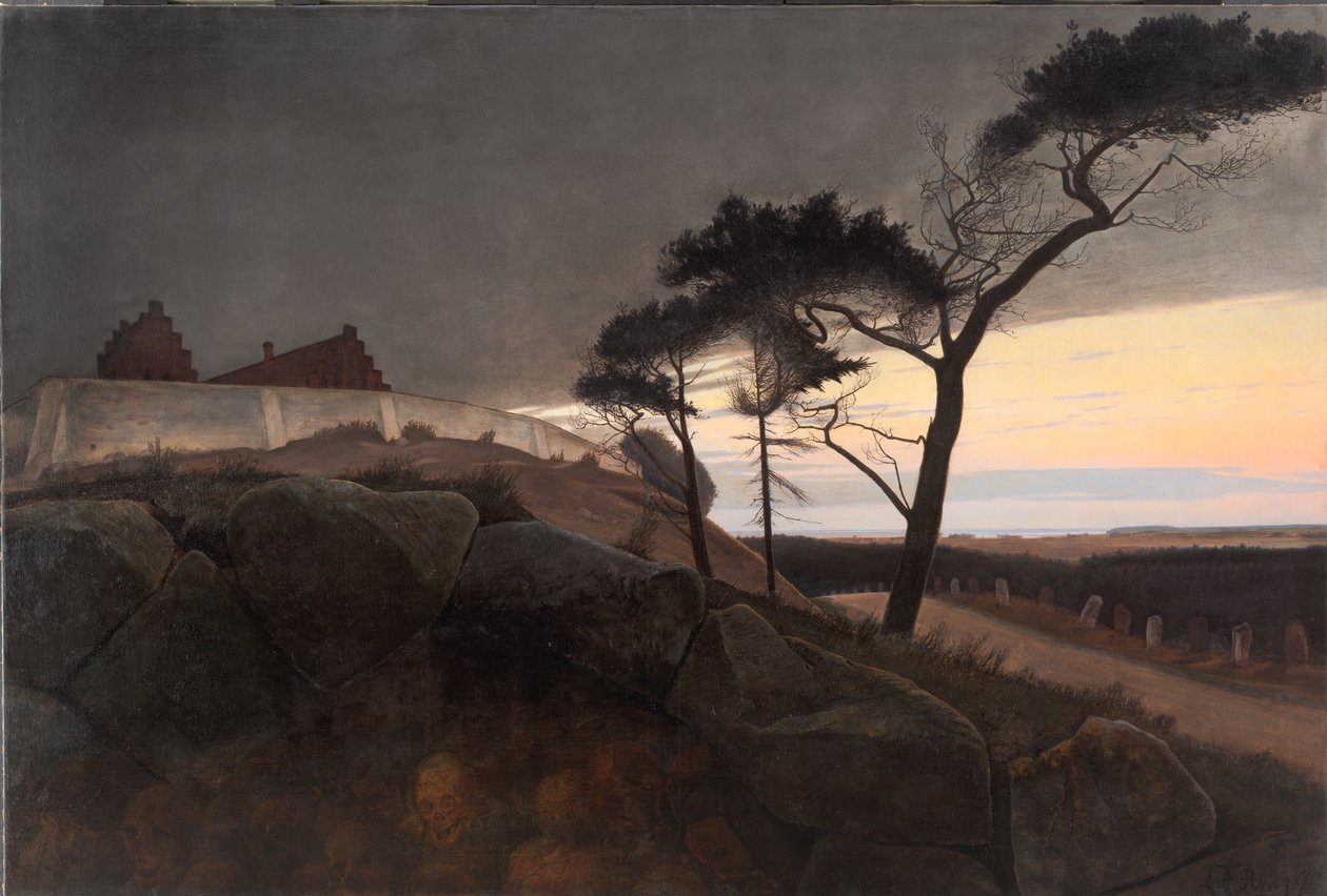 Na zonsondergang door Laurits Andersen Ring