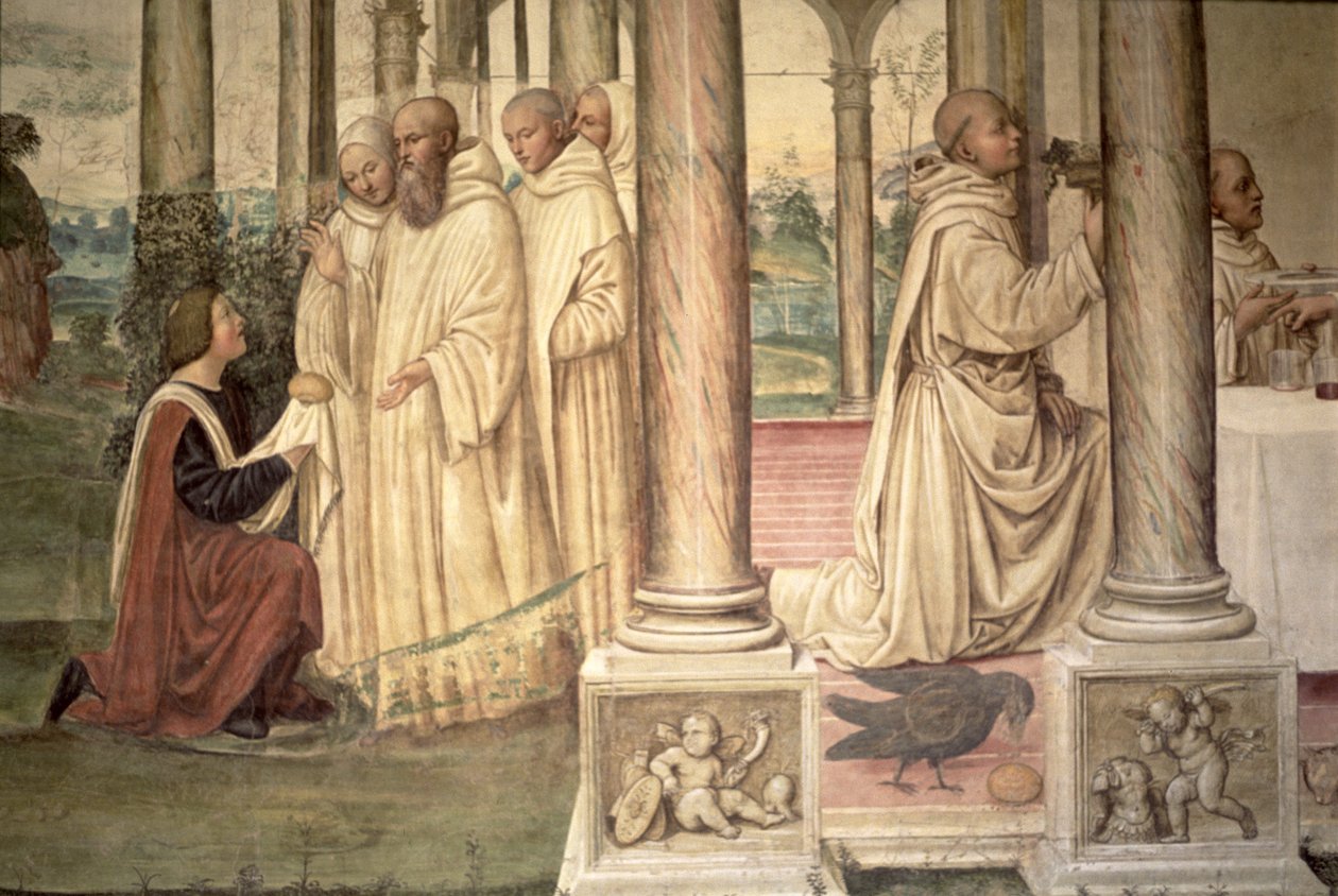 Het leven van St. Benedictus door L. Signorelli