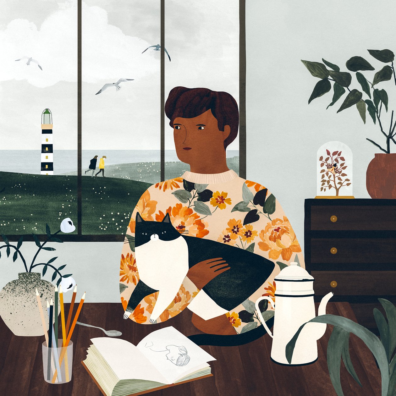 Bewolkte middag, 2019 door Léa Le Pivert