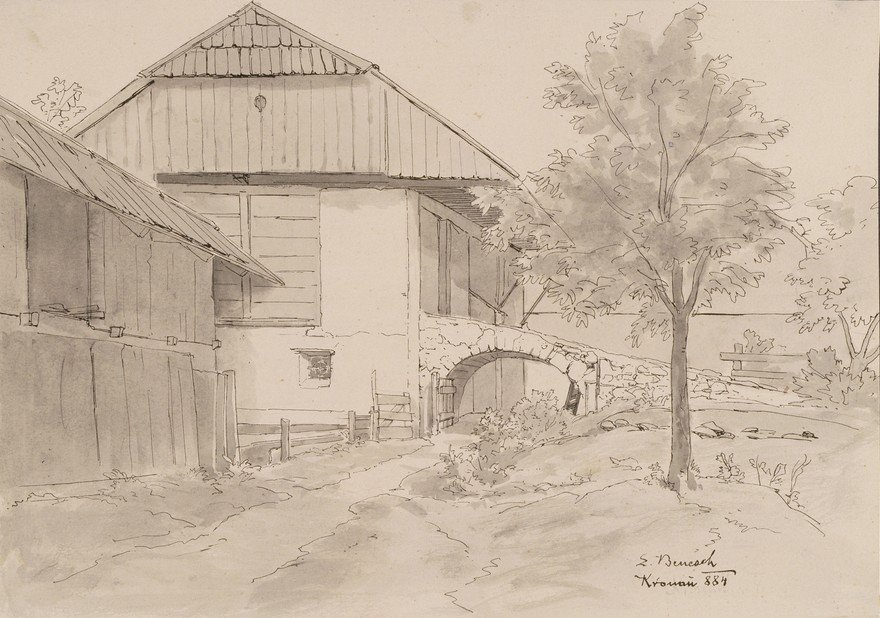 Kranjska Gora - Boerderij door Ladislav Benesch