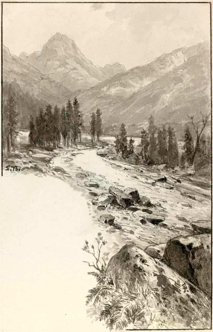 Zajzera met Mangart op de achtergrond door Ladislav Benesch