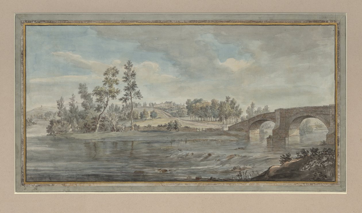Ouze Brug, Armathwaite, ca. 1770-80 door Lady Mary Lowther